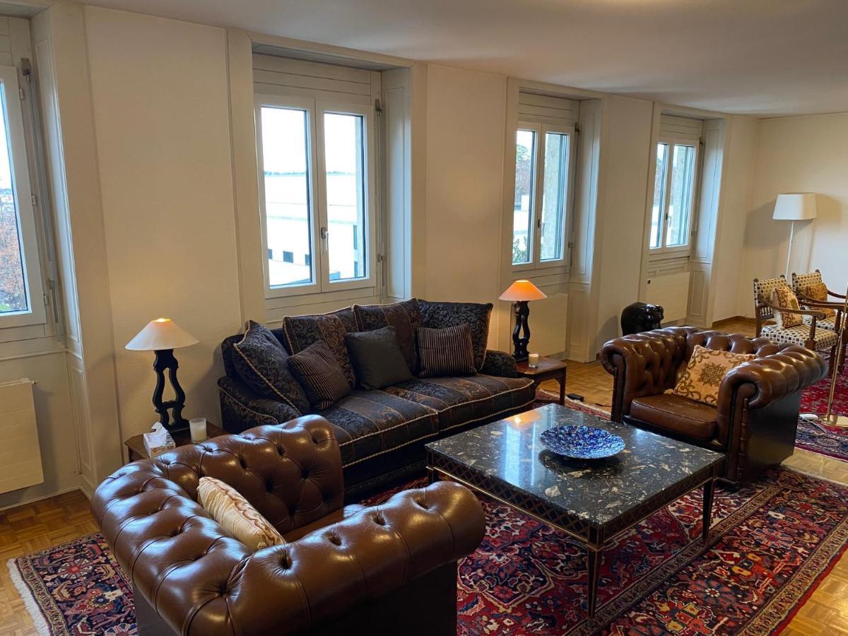 Geneve, Plein Centre,Belle Vue Lac, Splendide Et Grand Appartement Exteriör bild
